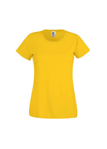Желтая демисезон футболка Fruit of the Loom 061420034XXL