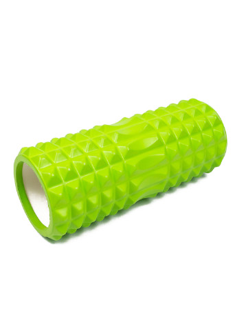 Масажний ролик Grid Roller v1.2 33 см салатовий (ролер, валик, циліндр для йоги, пілатесу і масажу) EasyFit (237657504)