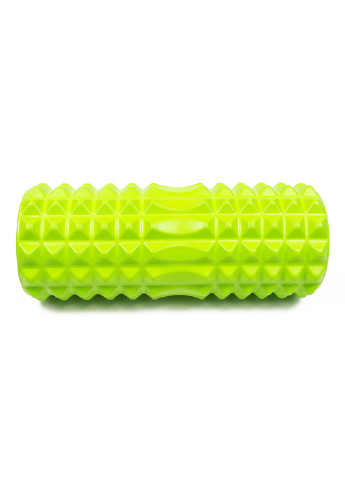 Масажний ролик Grid Roller v1.2 33 см салатовий (ролер, валик, циліндр для йоги, пілатесу і масажу) EasyFit (237657504)