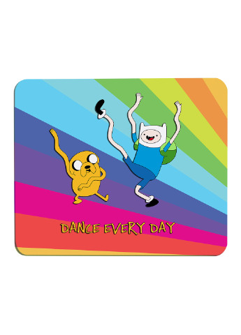 Коврик для мышки Финн и Джейк пес Время приключений (Adventure Time) (25108-1580) 29х21 см MobiPrint (224437225)