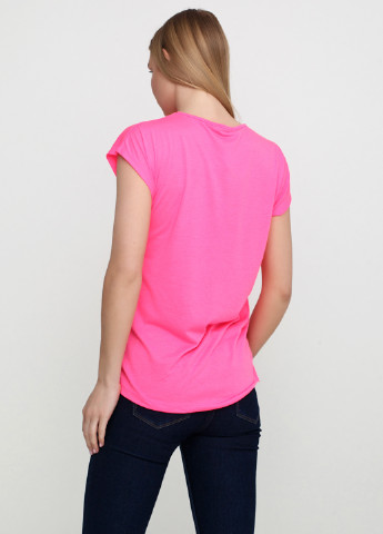 Кислотно-рожева літня футболка SEZ 10