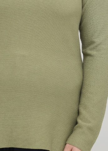 Оливковый демисезонный пуловер джемпер Gina Benotti