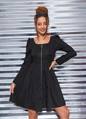 Чёрное платье SHEIN (316820902)