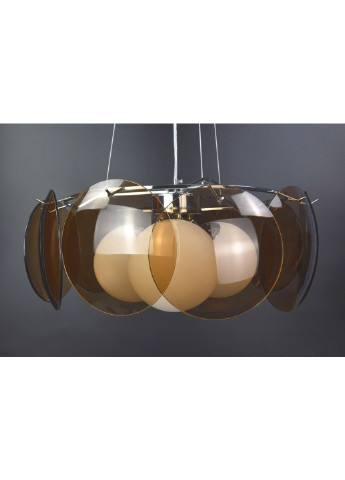 Люстра потолочная подвесная на 3 лампочки AT13/3-br Хром 50х55х55 см. Sunnysky (253627892)