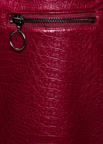 Светло-бордовая кэжуал однотонная юбка Oodji мини
