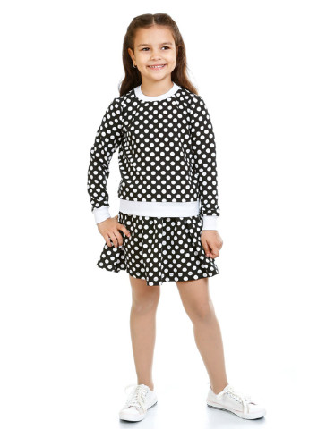 Черная кэжуал в горошек юбка Kids Couture со средней талией