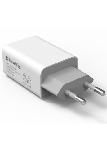 Зарядний пристрій 1USB AUTO ID 2A (10W) (CW-CHS012-WT) Colorway 1USB AUTO ID 2A (10W) (253506986)