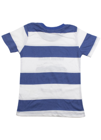 Синяя летняя футболка с коротким рукавом Breeze