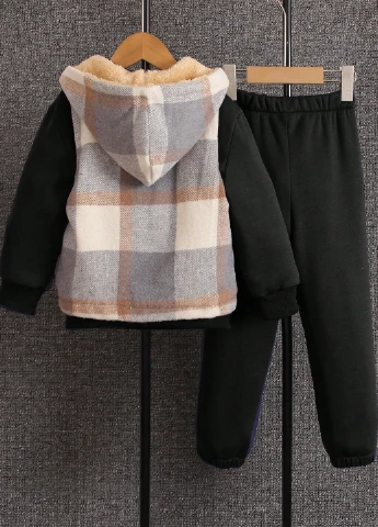 Костюм (жилет, свитшот, брюки) SHEIN (330776118)