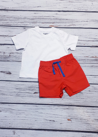 Червоний літній комплект (футболка, шорти) Lidl