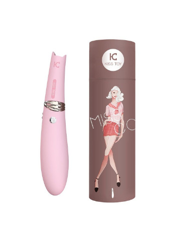 Вакуумний стимулятор з вібрацією Miss CC Pink, можна використовувати як вібратор, діаметр 3,6 KisToy (254734176)