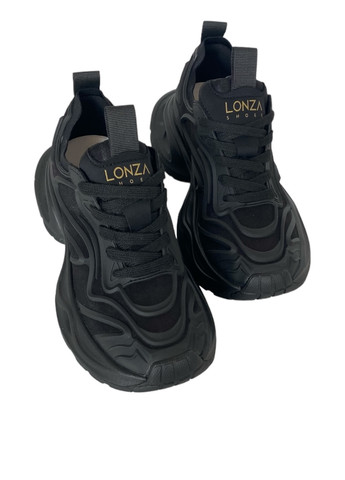 Черные всесезонные кроссовки Lonza