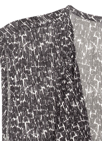 Жилет H&M абстрактный чёрный кэжуал