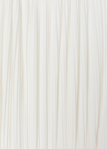 Молочное коктейльное, кэжуал платье плиссированное H&M однотонное