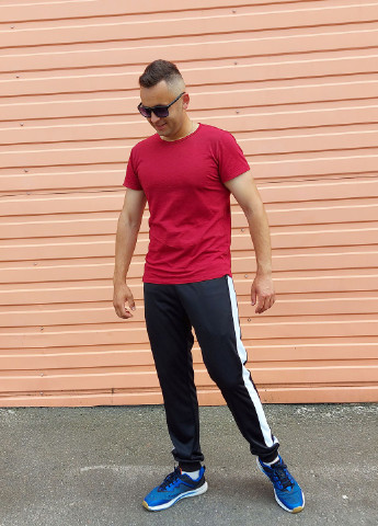 Бордова футболка меланж ZM