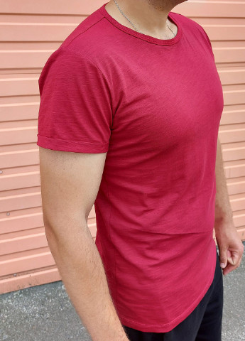 Бордова футболка меланж ZM