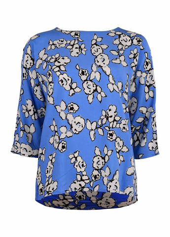 Светло-синяя летняя блуза Soyaconcept