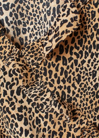 Бежевая блуза на запах H&M