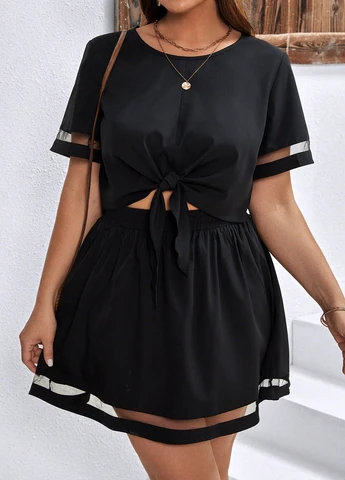 Костюм (блуза, спідниця) SHEIN (342405550)