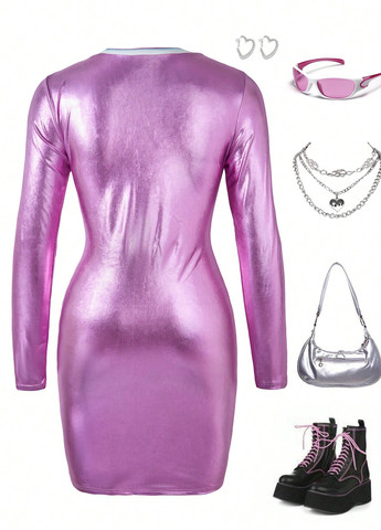 Рожева сукня SHEIN (337991640)