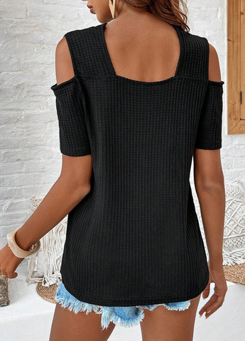 Чёрная блуза SHEIN