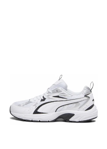 Чорно-білі кросівки літні Puma Milenio Tech