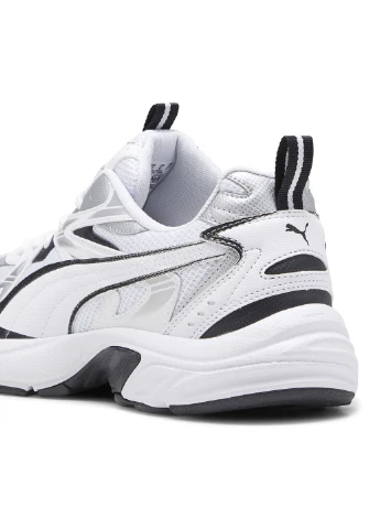 Чорно-білі кросівки літні Puma Milenio Tech