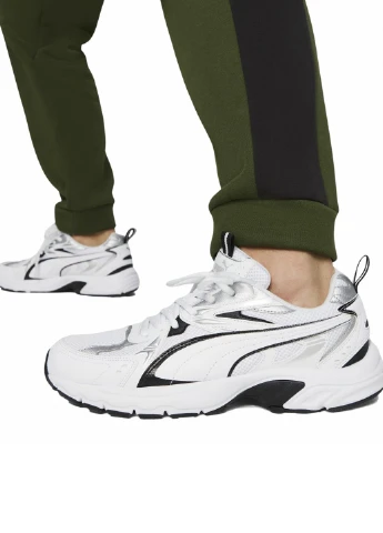 Чорно-білі кросівки літні Puma Milenio Tech