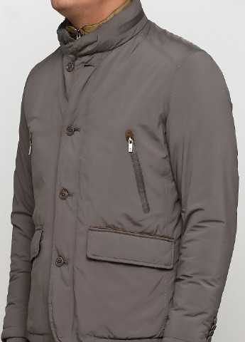 Серая демисезонная куртка Massimo Dutti