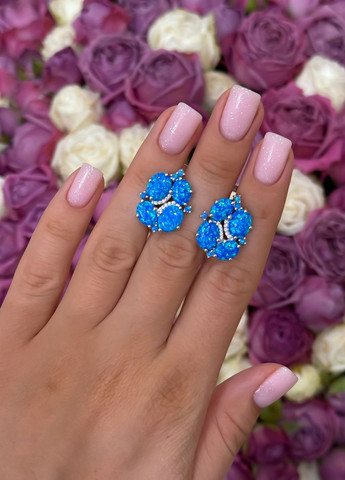 Сережки Silver Flame (307258523)