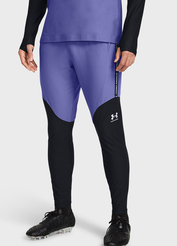 Синие спортивные демисезонные зауженные брюки Under Armour