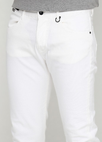 Белые демисезонные прямые джинсы Pedro Del Hierro