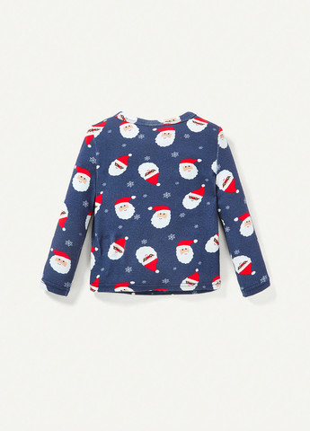 Синя всесезон піжама (лонгслів, штани) лонгслів + брюки SHEIN