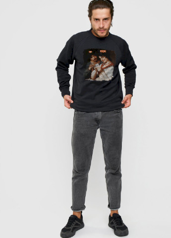 Черный свитшот мужской YAPPI (198688710)