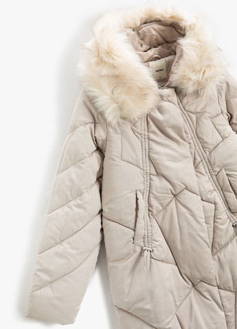 Светло-бежевая демисезонная куртка KOTON