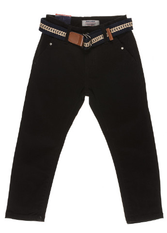 Черные демисезонные зауженные джинсы B&Q kids