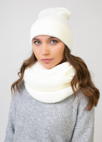 Теплый зимний комплект (шапка, шарф-снуд) без подкладкик 661033 DeMari биллиайлиш (239417832)