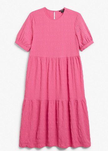 Рожева кежуал сукня Monki однотонна