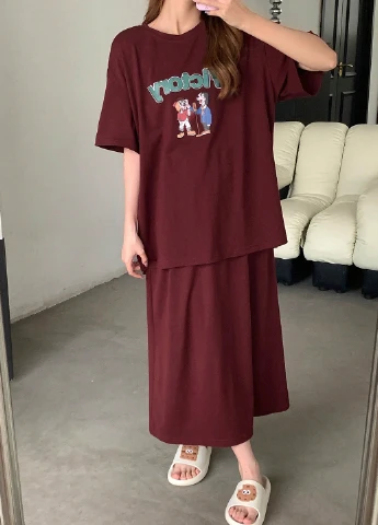 Костюм (футболка, спідниця) SHEIN (332388991)