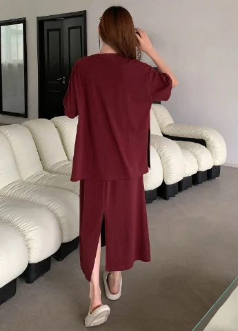 Костюм (футболка, спідниця) SHEIN (332388991)