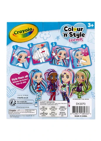 Набор для творчества Colour n Style Стильные девушки Скай (918938.005) Crayola (254083344)