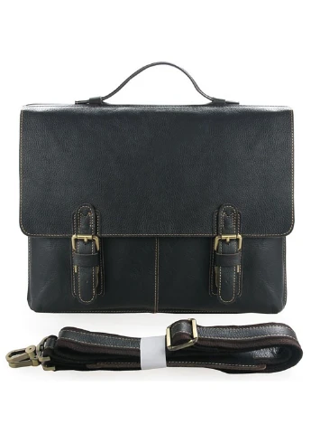 Мужской кожаный портфель 38х30,5х7,5 см Vintage (252127017)
