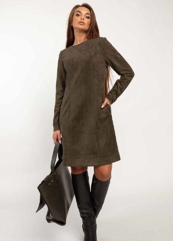 Оливкова (хакі) кежуал футболка рі марі дідіан пл 2220 хакі Ри Мари однотонна