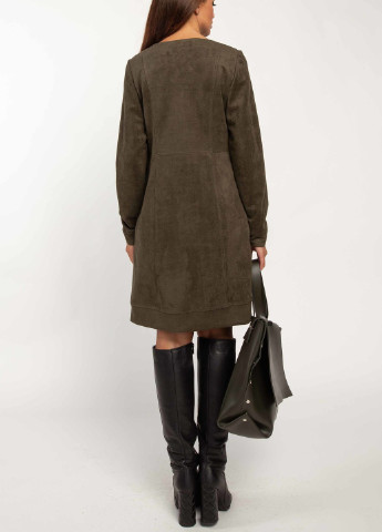 Оливкова (хакі) кежуал футболка рі марі дідіан пл 2220 хакі Ри Мари однотонна