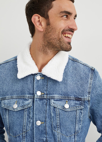 Голубая демисезонная куртка C&A