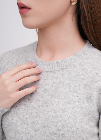 Светло-серый демисезонный свитер EQUILIBRI