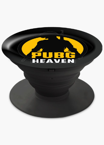 Попсокет (Popsockets) держатель для смартфона Пубг Пабг (Pubg) (8754-1185) Черный MobiPrint (216748356)