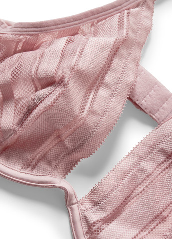 Светло-розовый бюстгальтер C&A с косточками полиамид