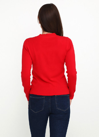 Красный демисезонный пуловер пуловер Tommy Hilfiger