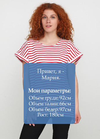 Комбинированная летняя футболка Adia Fashion